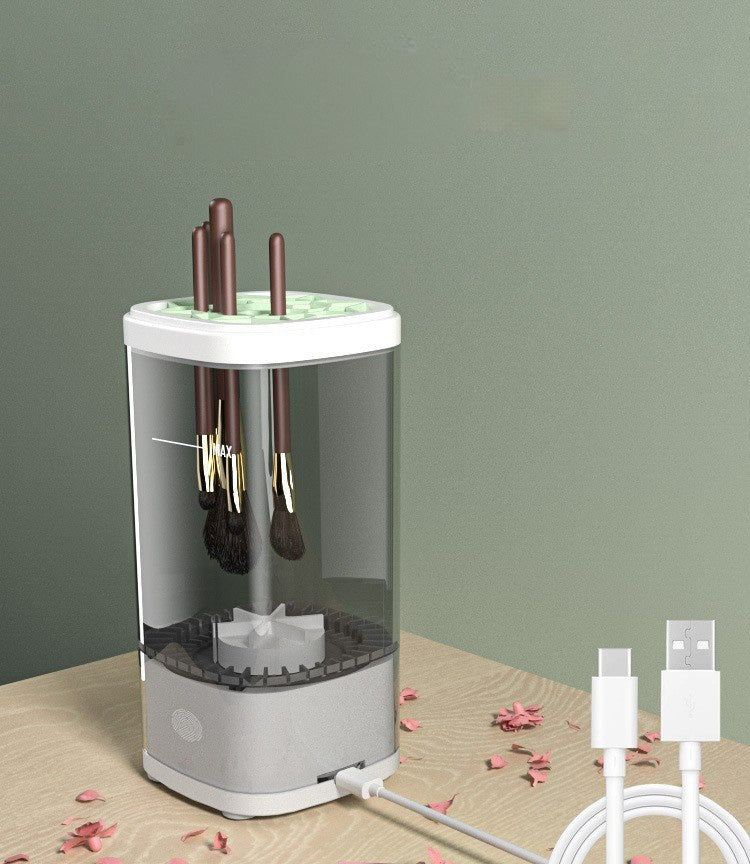 Nettoyeur sécheur automatique pour pinceaux de maquillage