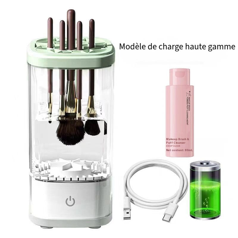 Nettoyeur sécheur automatique pour pinceaux de maquillage